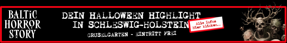 Besucher an Halloween das Gruselhaus vb30 in Boostedt bei Neumünster - 2025 mit "Baltic Horror Story"